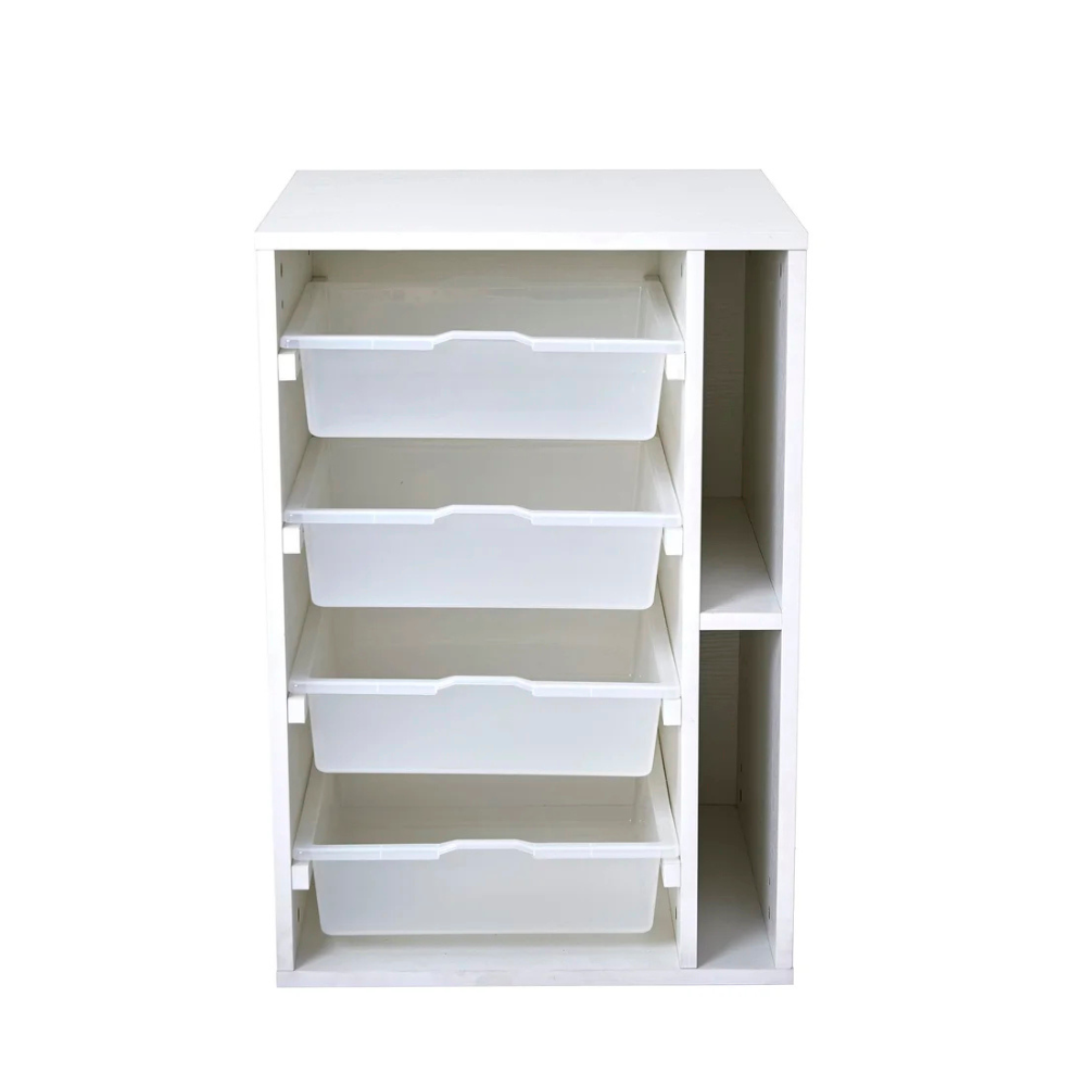 Horn Elements Drawers - White Ash (Self Assembly)