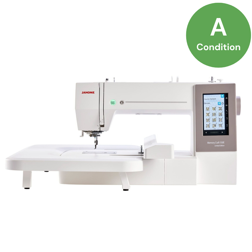 Janome Memory Craft 550E Sewing Machine - "A" Condition Reconditioned