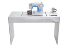 Horn Elements Sewing Table - White Ash (Self Assembly)