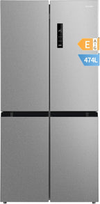 Comfee ' RCB169DK2(E) Refrigerator with Freezer/Height 150cm/Low Frost/Adjustable Temperature Refrigerator/LED Light/195 kWh/year/115L Refrigerator/59L Freezer/Black