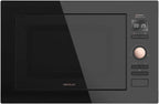 Cecotec GrandHeat 2590 Built-In Black Digital Built-in Microwave, 900 W, Built-in, 25 Liters, Touch, Grill 1000 W, 8 Preset Functions, Timer