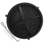 Barbacoa Exterior De Metal Con Parrilla Negro
