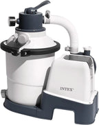 Intex 55228 – Krystal Clear Sand Treatment Plant 12,000 L/H, Pool Sand Purifier, Pool Filter, Pool Pump/For Detachable Pools up to 66,000 L., 6 Functions and Locking System