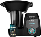 Cecotec Robot de Cocina Multifunción Mambo 11090, 1600 W, 37 Funciones, APP, Báscula y Jarra de 3,3 Litros de Acero inoxidable apta para Lavavajillas, Recetario y Accesorios
