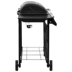 Barbacoa de gas con 4 fogones negra V0202