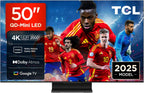 TCL 98Q6C TV 98 Inch QD-Mini LED 4K Smart TV, 1000 nits, 144Hz Motion Clarity Pro, Onkyo 2.1, Game Master, FreeSync, Google TV, Dolby Vision IQ and Atmos