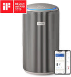 Philips PureProtect 3200 Series Smart Air Purifier, HEPA and Active Carbon Filter, CADR 500m³/h for 130m², Ultra-Quiet, Captures 99.97% Allergens, Connected App (AC3210/12)