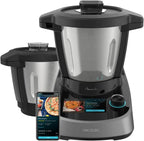Cecotec Robot de Cocina Multifunción Mambo 11090, 1600 W, 37 Funciones, APP, Báscula y Jarra de 3,3 Litros de Acero inoxidable apta para Lavavajillas, Recetario y Accesorios