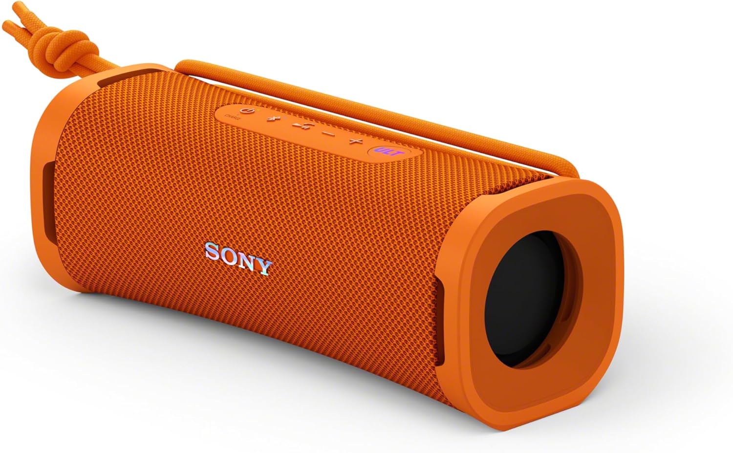 Sony ULT Field 5, Powerful Bluetooth Portable Speaker, 25 H Battery, 2 ULT Power Sound Modes, Water and Dust Resistant, 360 Lights, Removable Shoulder Strap, Compact, Black