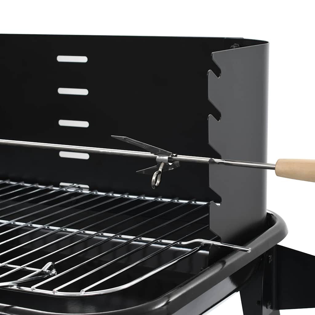 Barbacoa De Carbón Con Ruedas Vidaxl