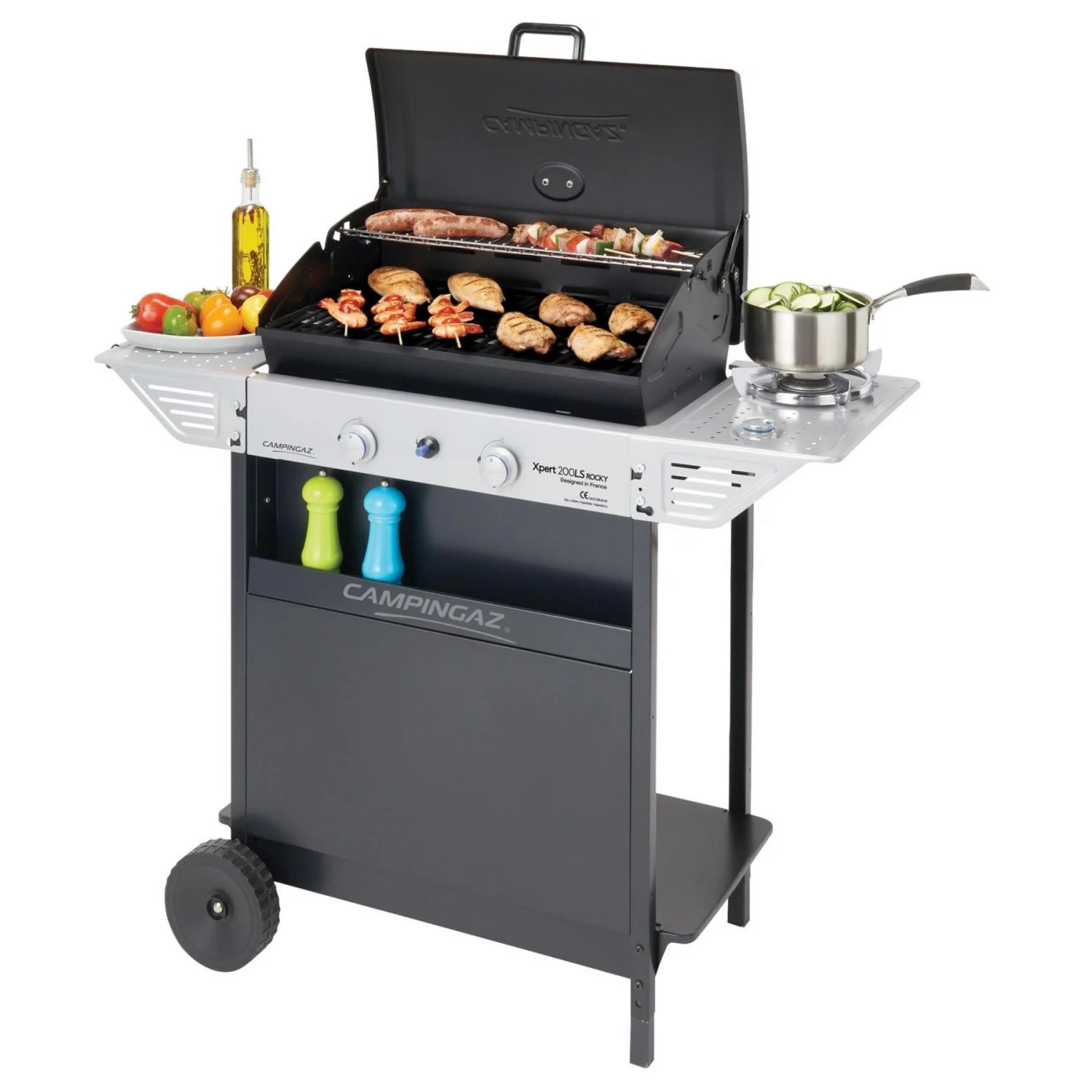 Barbacoa de Gas Xpert 200 LS Rocky con 2 Fuegos