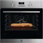 Electrolux Multifunction Oven EOF6P54TX, 72 L, Grill Function, 1000W, SurroundCook Technology, Pyrolytic Cleaning, LED Display, Retractable Controls, Telescopic Rails, Inox, Made in DE