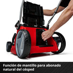 Einhell Battery mower GE-CM 43 Li M Kit Power X-Change (36V, 43 cm Cutting Width, up to 600 m², Brushless, Mulching Function, 63L Collecting Bag, with 2 x 4.0 Ah Batteries and 2 x Chargers)