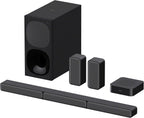 Sony HT-S40R - 5.1 Sound Bar (Home Theater System, Wireless Rear Speakers, 600W, Dolby Digital, Bluetooth, Surround Sound), Black