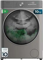 Cecotec Washing Machine Dryer 8-5 kg Front Load Bolero Wash&Dry 8580 Inverter A. 1400RPM, 16 Programs, Inverter Plus Motor, SteamMax, OnSmart, Fuzzy Logic, SpaCare and Load Detector