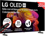 LG OLED65C54LA - TV 65", OLED EVO 4K, Smart TV AI C5, WebOS 25, Super Upscaling, Dolby Vision and Dolby Atmos, AMD FreeSync, Alexa/Google Assistant, Black