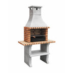 Barbacoa Nápoles Xl Con 2 Mini Bancadas Movelar Con Brasero