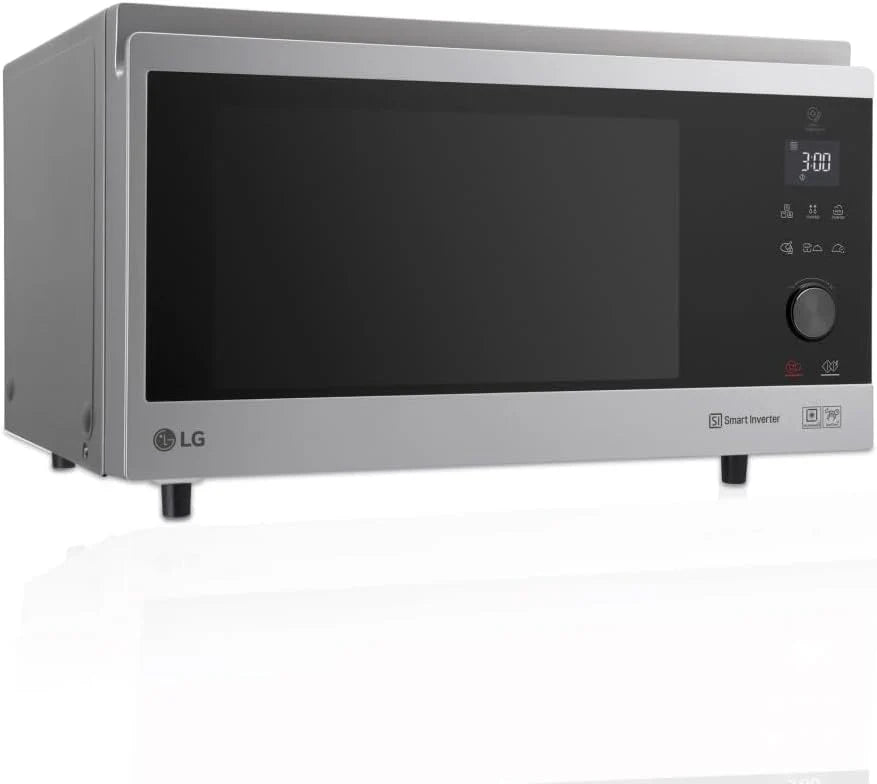 LG MJ3965BPS – Microwave Oven, 4 in 1, with Digital Display, 39 Litres and 1100 W, Smart Inverter and EasyClean Function, Faster Cooking, Keeps Flavor, Black