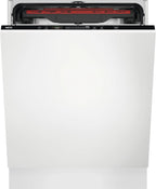 AEG FSB64907Z Integrated Dishwasher, 60 cm, 14 Place Settings, AirDry Drying, Satellite Sprinkler Arm, Glassware, 7 Programs, 3 Temperatures, 44 dB(A), 6000 Series, Class C