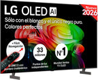 LG OLED65C54LA - TV 65", OLED EVO 4K, Smart TV AI C5, WebOS 25, Super Upscaling, Dolby Vision and Dolby Atmos, AMD FreeSync, Alexa/Google Assistant, Black