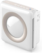 COWAY Air Purifier, HEPA Filter HyperCaptive 99.999%, CADR 421 m³/h, Saharan Dust, Calima, Pollen, Allergies, Pets, Eco Mode, Wirecutter Top Pick 10 Years, AIRMEGA Mighty AP-1512HH, White