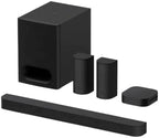 Sony HT-S40R - 5.1 Sound Bar (Home Theater System, Wireless Rear Speakers, 600W, Dolby Digital, Bluetooth, Surround Sound), Black