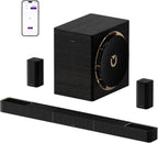 ULTIMEA 5.1.2ch Soundbar with Dolby Atmos, Up-Firing Upper Speakers, Wireless Subwoofer and 2 Rear, 460W, HDMI eARC, BT 5.4, Skywave F40 Boom Home Theater System