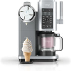 Ninja CREAMi Scoop & Swirl Ice Cream Maker and Ice Cream Yogurt Maker with 2 Tubs, 13 Functions, Makes Ice Cream, Creamy Ice Cream, Gelato, Sorbet, Smoothie and More, Bonus Option, Silver, NC701EU