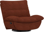 FLEXISPOT XC6 Sillón Relax, Sófa Giratorio con Función Balancín, Sillon TV con Respaldo Ajustable, Silla Reclinable para Dormitorio, Salón y Cine en Casa (Beige)
