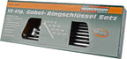 Mannesmann M98430 - Maletín con llaves de vaso y otras herramientas (215 piezas, tamaño: 12x36x51 cm), Color Verde Mannesmann