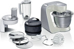 Bosch - Food Processor, 1000 W, 7 Speeds + Pulse Function, Red, MUM58720