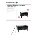 Barbacoa Sobremesa Hierro Artesanal 33x23 cm Algon