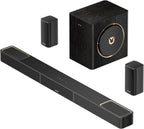 ULTIMEA 5.1.2ch Soundbar with Dolby Atmos, Up-Firing Upper Speakers, Wireless Subwoofer and 2 Rear, 460W, HDMI eARC, BT 5.4, Skywave F40 Boom Home Theater System