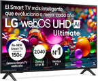 LG 65UA73006LA - TV 65", UHD 4K, WebOS 25, Ultimate IA, HDR10 Pro, Super Upscaling, Dolby Digital Plus, Google Assistant, Black
