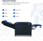 FLEXISPOT Sillón de Relax Eléctrico con Respaldo Ajustable, Reclinable de 105° a 155°, Sillon Reclinable, Sofá Relax Ergonómico Sillón para Dormitorio, Salón y Cine en casa (Gris Oscuro)